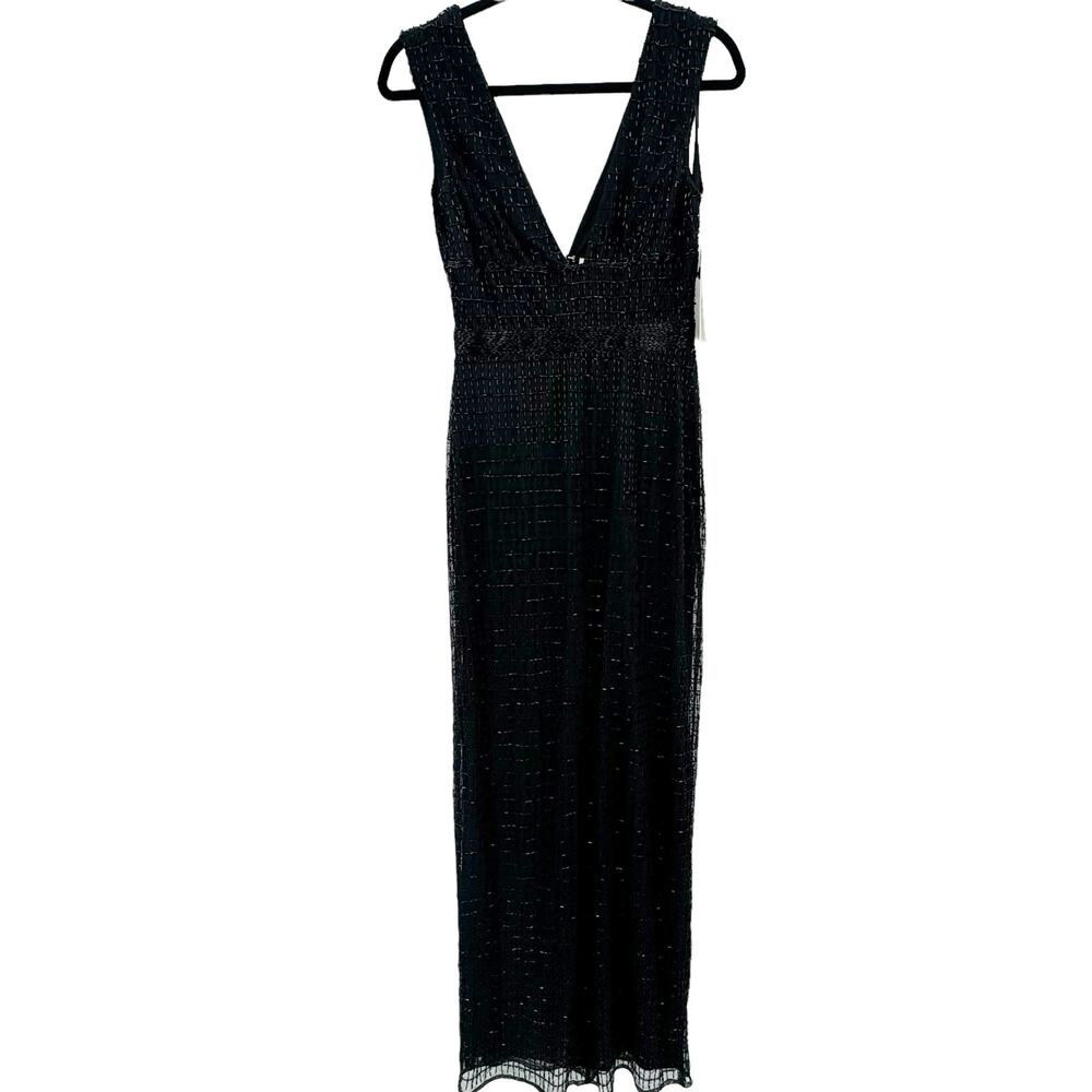 Mac Duggal 5625 Haute Couture Embellished Sheath Dress Black Size 4 NWT - Picture 10 of 11
